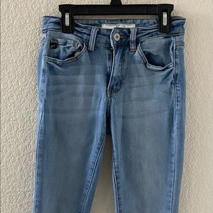 Light blue skinny jeans